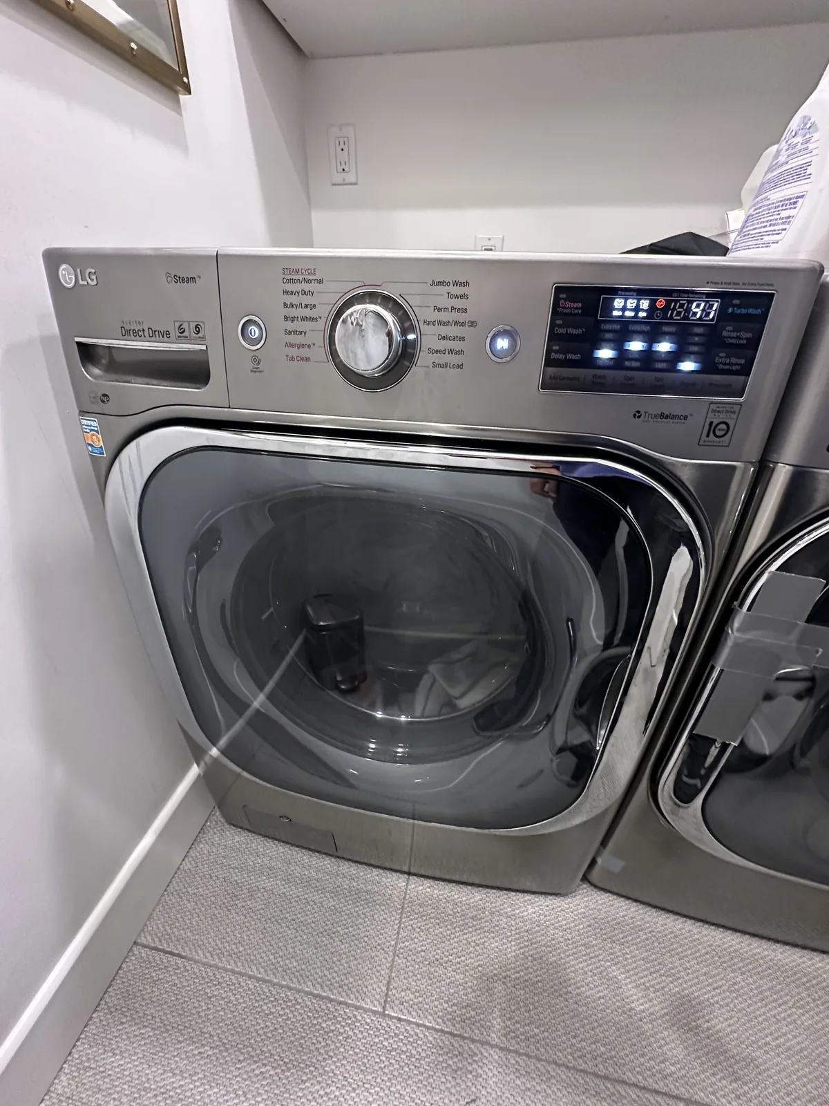 An lg front-load washer during appliance service in Manhattan Beach